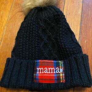 Mama Beanie with Pom Pom